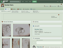 Tablet Screenshot of nuclear-guru.deviantart.com