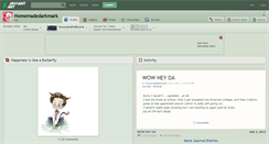 Desktop Screenshot of homemadedarkmark.deviantart.com
