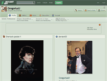 Tablet Screenshot of gregoriusu.deviantart.com