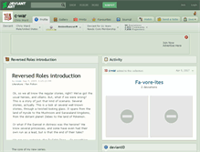 Tablet Screenshot of c-war.deviantart.com