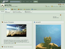 Tablet Screenshot of game-flea.deviantart.com