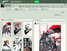 Tablet Screenshot of nefar007.deviantart.com