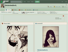 Tablet Screenshot of dimianimedevil.deviantart.com