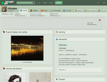 Tablet Screenshot of hitlodea.deviantart.com