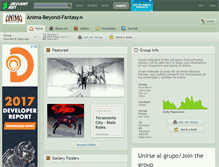Tablet Screenshot of anima-beyond-fantasy.deviantart.com