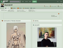 Tablet Screenshot of beyonder69.deviantart.com