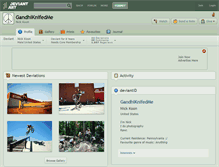 Tablet Screenshot of gandhiknifedme.deviantart.com