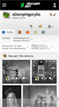 Mobile Screenshot of o0amphigory0o.deviantart.com