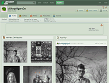 Tablet Screenshot of o0amphigory0o.deviantart.com