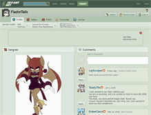 Tablet Screenshot of flashntails.deviantart.com