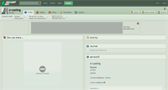 Desktop Screenshot of e-casting.deviantart.com