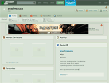 Tablet Screenshot of anazimazuza.deviantart.com