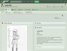 Tablet Screenshot of ladylilita.deviantart.com