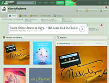 Tablet Screenshot of albertopadierna.deviantart.com