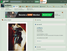 Tablet Screenshot of acidfaery.deviantart.com