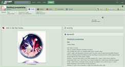 Desktop Screenshot of destinylovesanime.deviantart.com