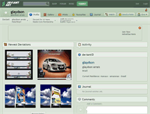 Tablet Screenshot of glaydson.deviantart.com