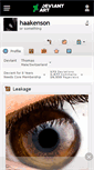 Mobile Screenshot of haakenson.deviantart.com