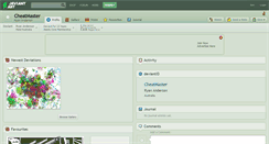 Desktop Screenshot of cheatmaster.deviantart.com