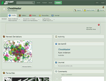Tablet Screenshot of cheatmaster.deviantart.com