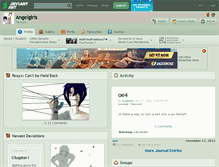 Tablet Screenshot of angelgirls.deviantart.com