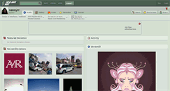 Desktop Screenshot of nannyrr.deviantart.com