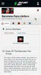 Mobile Screenshot of baroness-fans-unite.deviantart.com