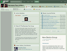 Tablet Screenshot of baroness-fans-unite.deviantart.com