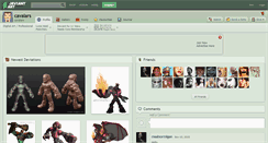 Desktop Screenshot of cavalars.deviantart.com