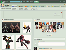 Tablet Screenshot of cavalars.deviantart.com