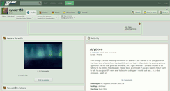 Desktop Screenshot of cynder150.deviantart.com