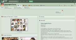 Desktop Screenshot of fallenangelinthorns.deviantart.com