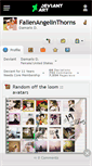 Mobile Screenshot of fallenangelinthorns.deviantart.com