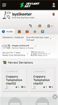 Mobile Screenshot of isysskeeter.deviantart.com