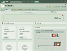 Tablet Screenshot of isysskeeter.deviantart.com