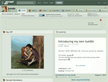 Tablet Screenshot of jurodo.deviantart.com