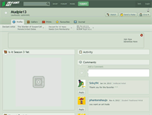 Tablet Screenshot of mudpie13.deviantart.com
