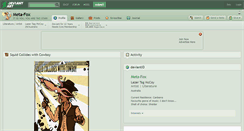 Desktop Screenshot of meta-fox.deviantart.com