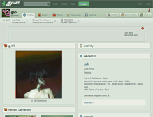 Tablet Screenshot of gab.deviantart.com