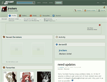 Tablet Screenshot of jrockers.deviantart.com