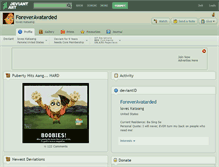Tablet Screenshot of foreveravatarded.deviantart.com
