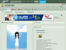 Tablet Screenshot of anembermoon.deviantart.com