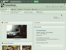 Tablet Screenshot of chelseagillespie.deviantart.com
