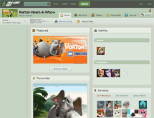 Tablet Screenshot of horton-hears-a-who.deviantart.com