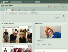 Tablet Screenshot of hittichowa.deviantart.com