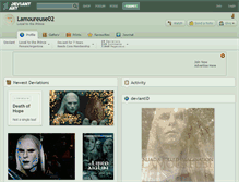 Tablet Screenshot of lamoureuse02.deviantart.com