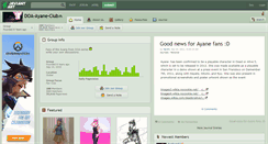 Desktop Screenshot of doa-ayane-club.deviantart.com