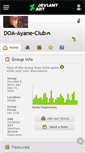 Mobile Screenshot of doa-ayane-club.deviantart.com