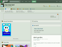 Tablet Screenshot of chao-chao-land.deviantart.com