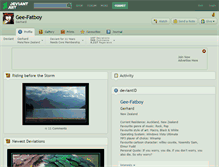 Tablet Screenshot of gee-fatboy.deviantart.com